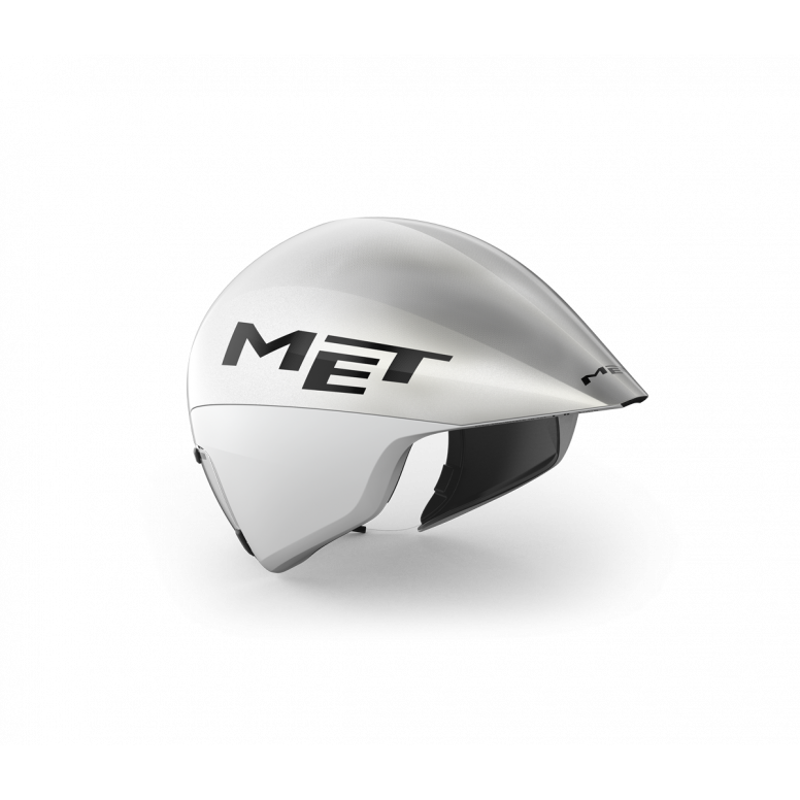 Met Drone II Wide Body Helmet in White-2