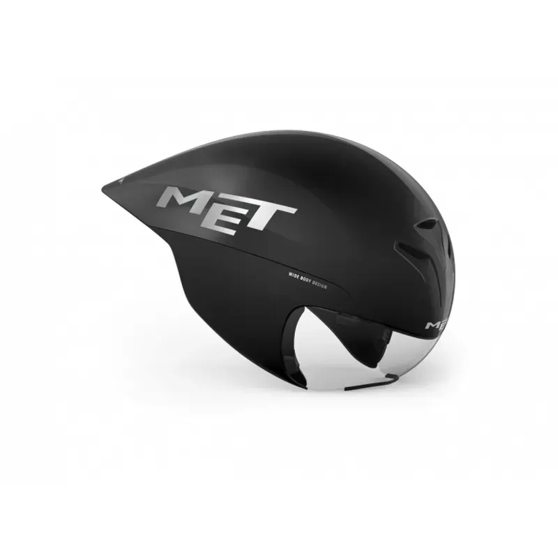 Met Drone II Wide Body Helmet in Black