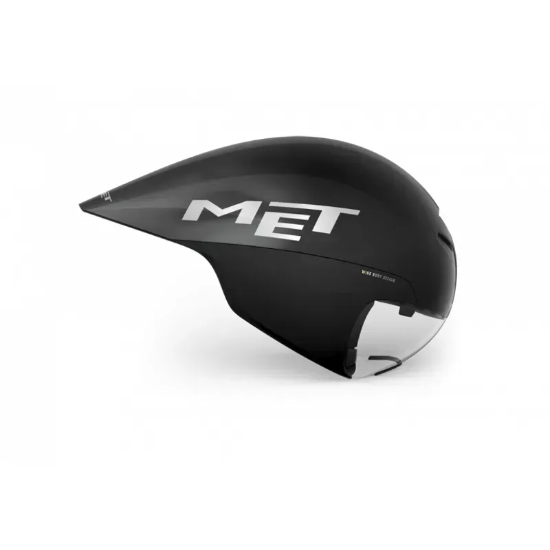 Met Drone II Wide Body Helmet in Black-1
