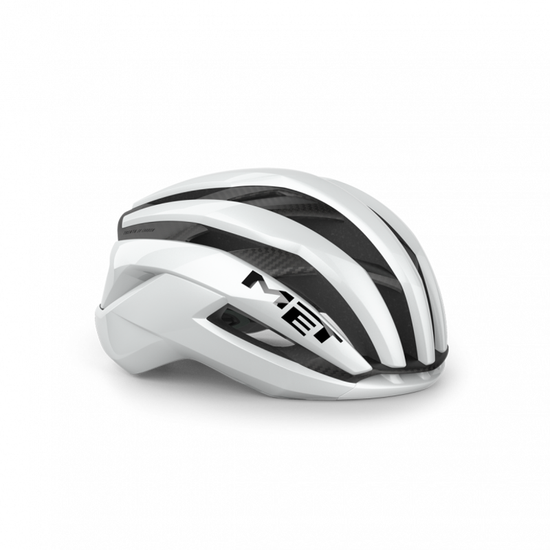 Met Trenta 3K Carbon Airframe Helmet in White