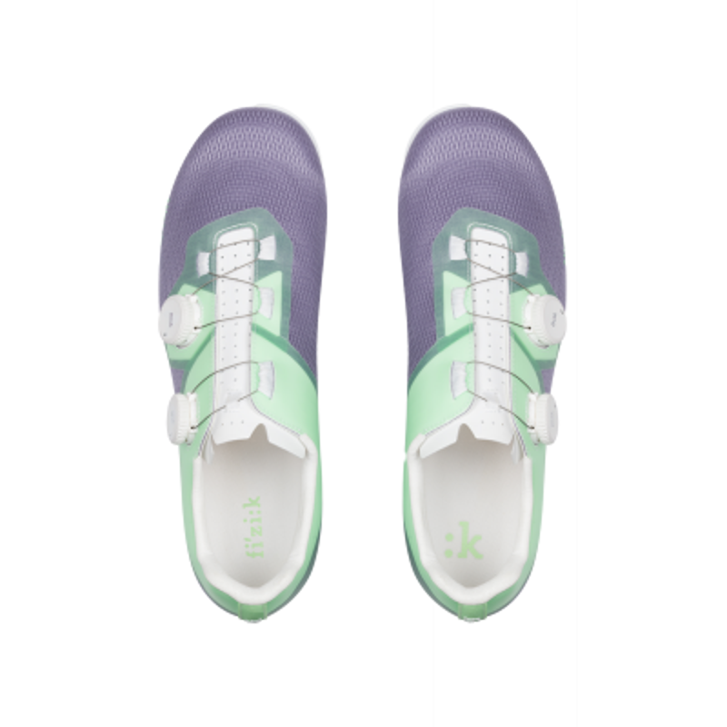 Fizik Lyra Road Shoes in Lavender/Mint-3