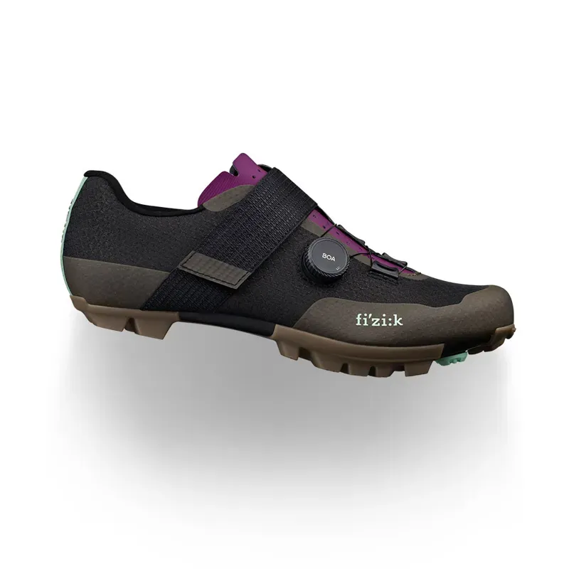 Fizik Vento Ferox Off Road Bike Shoes in Mud/Grape