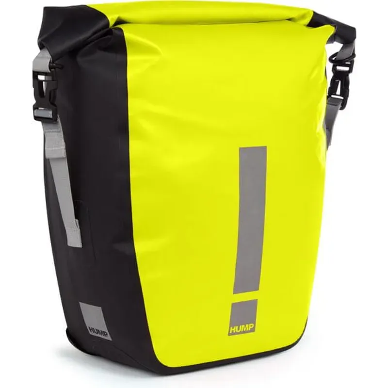 Hump Reflect Single 30-litre Pannier in Hi-Viz Yellow