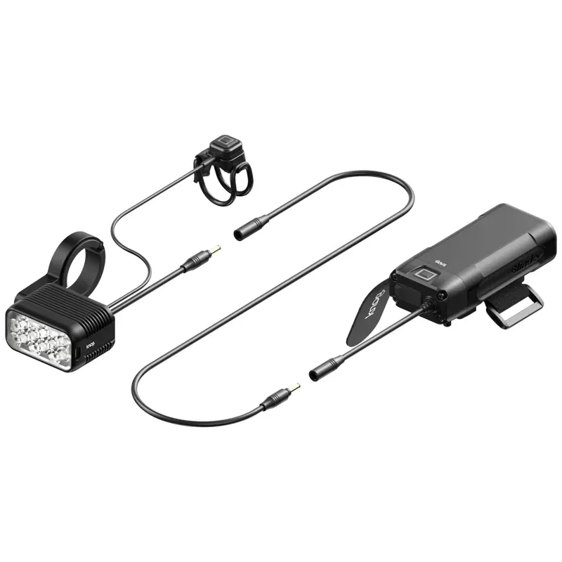 Knog Blinder X 2300 Front Bike Light with Battery and Mounts in Black