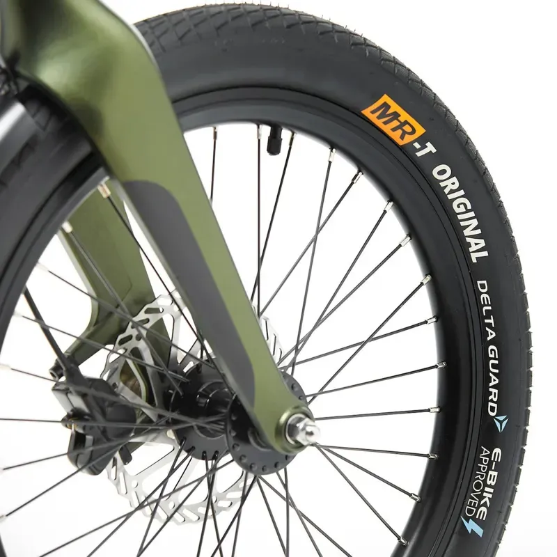 Mirider 20 GB3 Compact Folding Electric Bike in Aurora Green-2