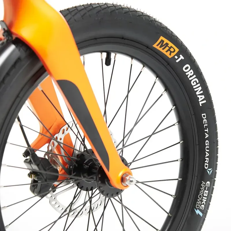 Mirider 20 GB3 Compact Folding Electric Bike in Ember Orange-4