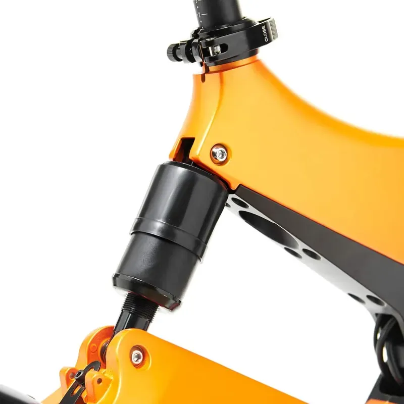 Mirider 20 GB3 Compact Folding Electric Bike in Ember Orange-6