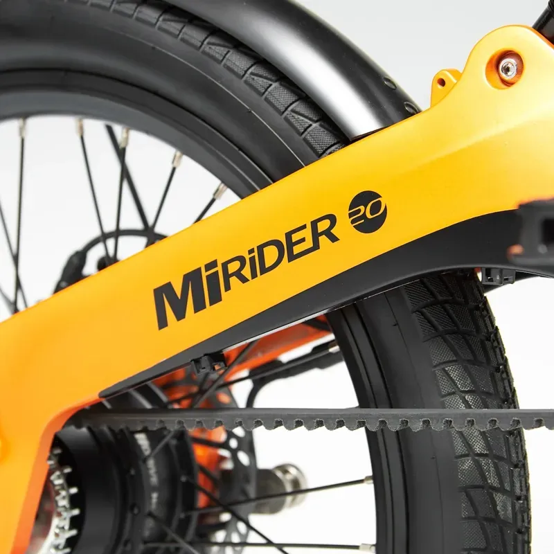 Mirider 20 GB3 Compact Folding Electric Bike in Ember Orange-7