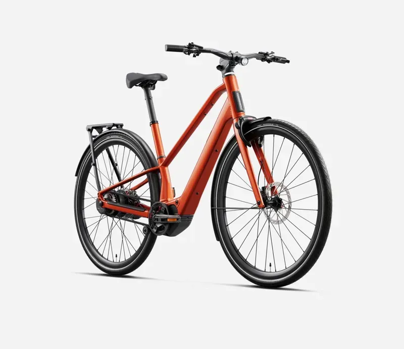 Orbea Carpe 10 E-Hybrid Bike in Mars Red-1