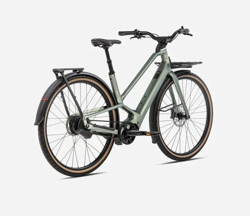 Orbea Diem 10 E-Hybrid Bike in Spaceship Green Matt-2