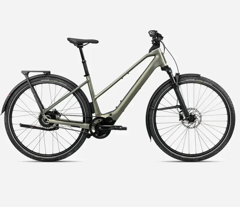Orbea Kemen Tour 10 Mid E-Hybrid Bike in Spaceship Green Matt