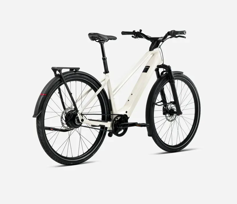Orbea Kemen Tour 20 Mid E-Hybrid Bike in Ivory White Gloss-2