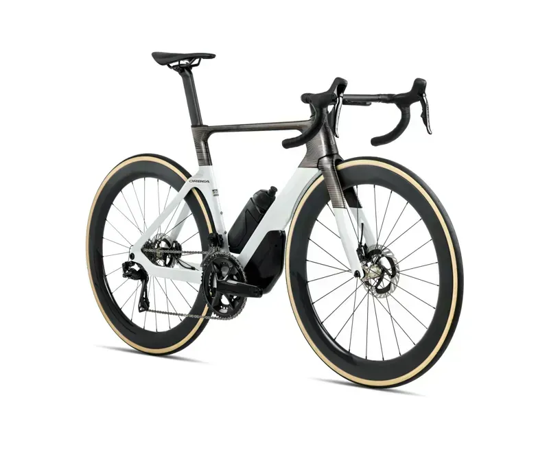 Orbea Orca Aero M35iLTD PWR Road Race Bike In Magic Gold Gloss/Carbon Raw Matt-1