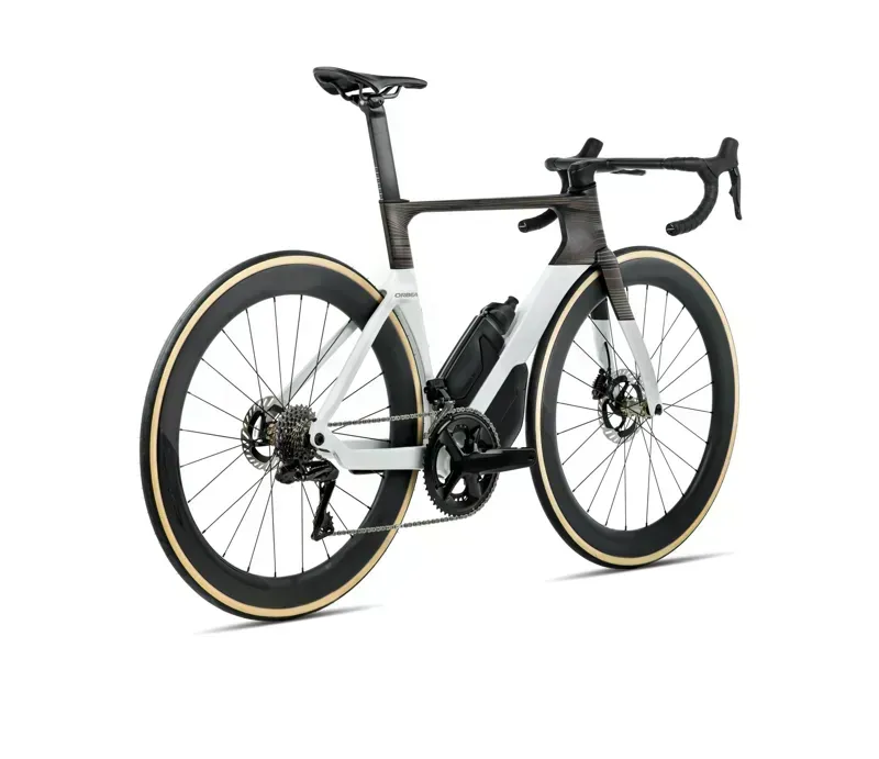Orbea Orca Aero M35iLTD PWR Road Race Bike In Magic Gold Gloss/Carbon Raw Matt-2
