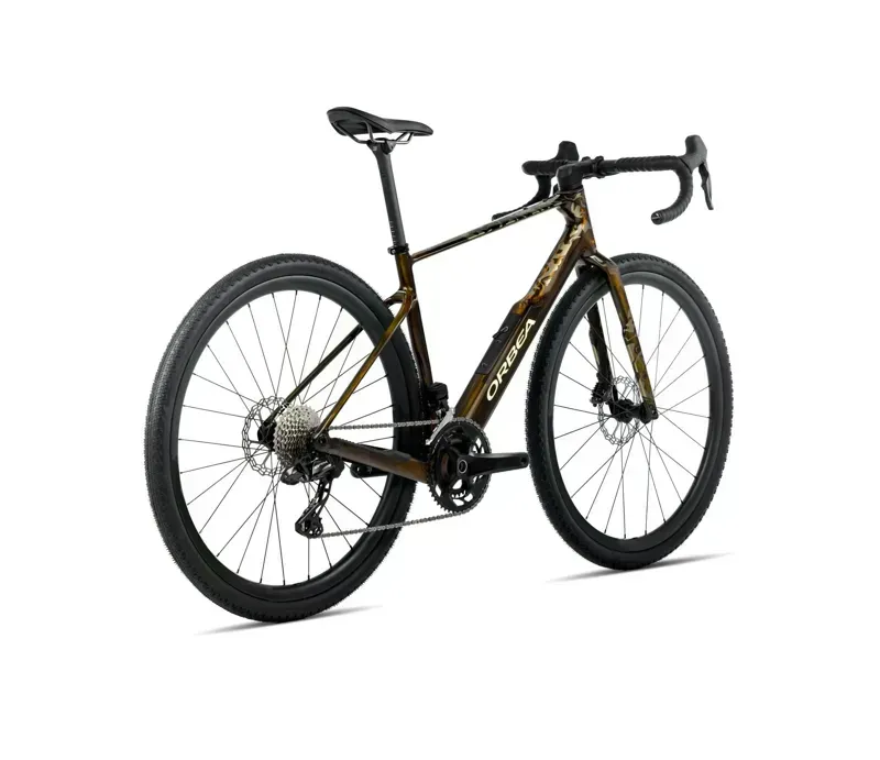 Orbea Terra M20ITEAM Carbon Gravel Bike in Caramel Carbon View Gloss-2