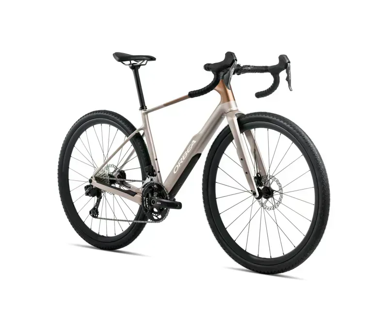 Orbea Terra M20ITEAM Carbon Gravel Bike in Nickel/Met Cinnamon Matt-1