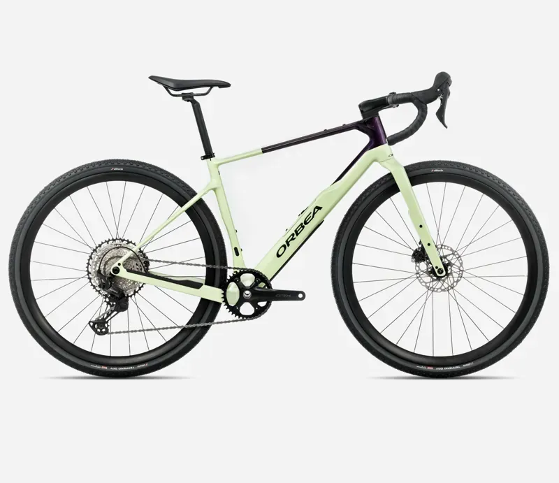Orbea Terra M30Team 1X Gravel Bike in Acid Gum/Fantasy Purple