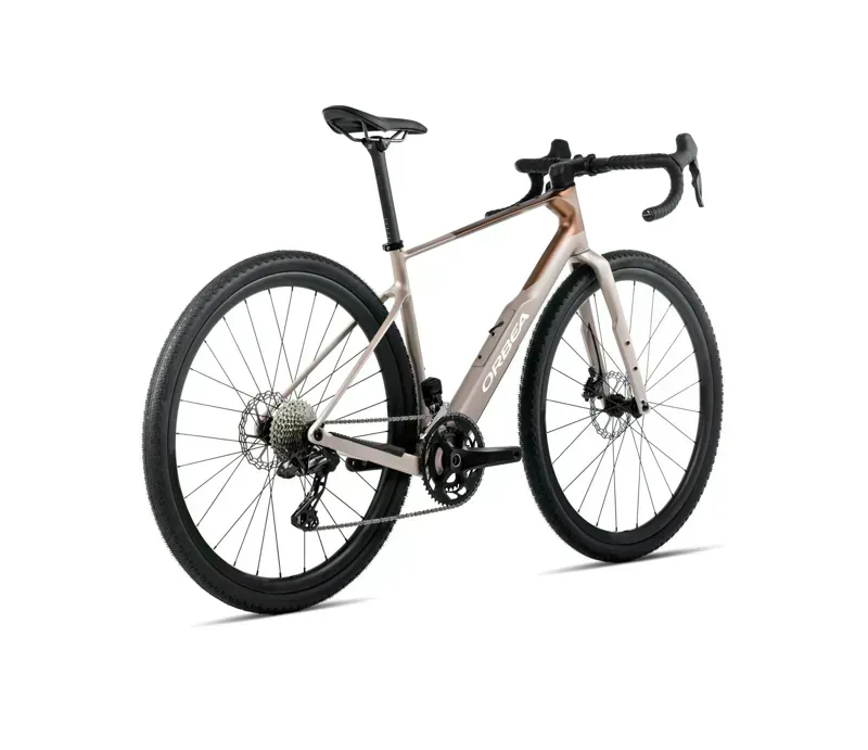 Orbea Terra M31ETEAM 1X Gravel Bike in Nickel/Met Cinnamon Matt-2