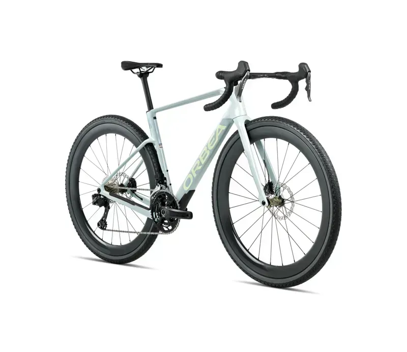 Orbea Terra Race M21ELTD 1X Gravel Bike In Frozen Concrete Gloss-1