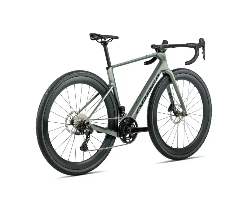 Orbea Terra Race M21ELTD 1X Gravel Bike In Spaceship Green Matt-2