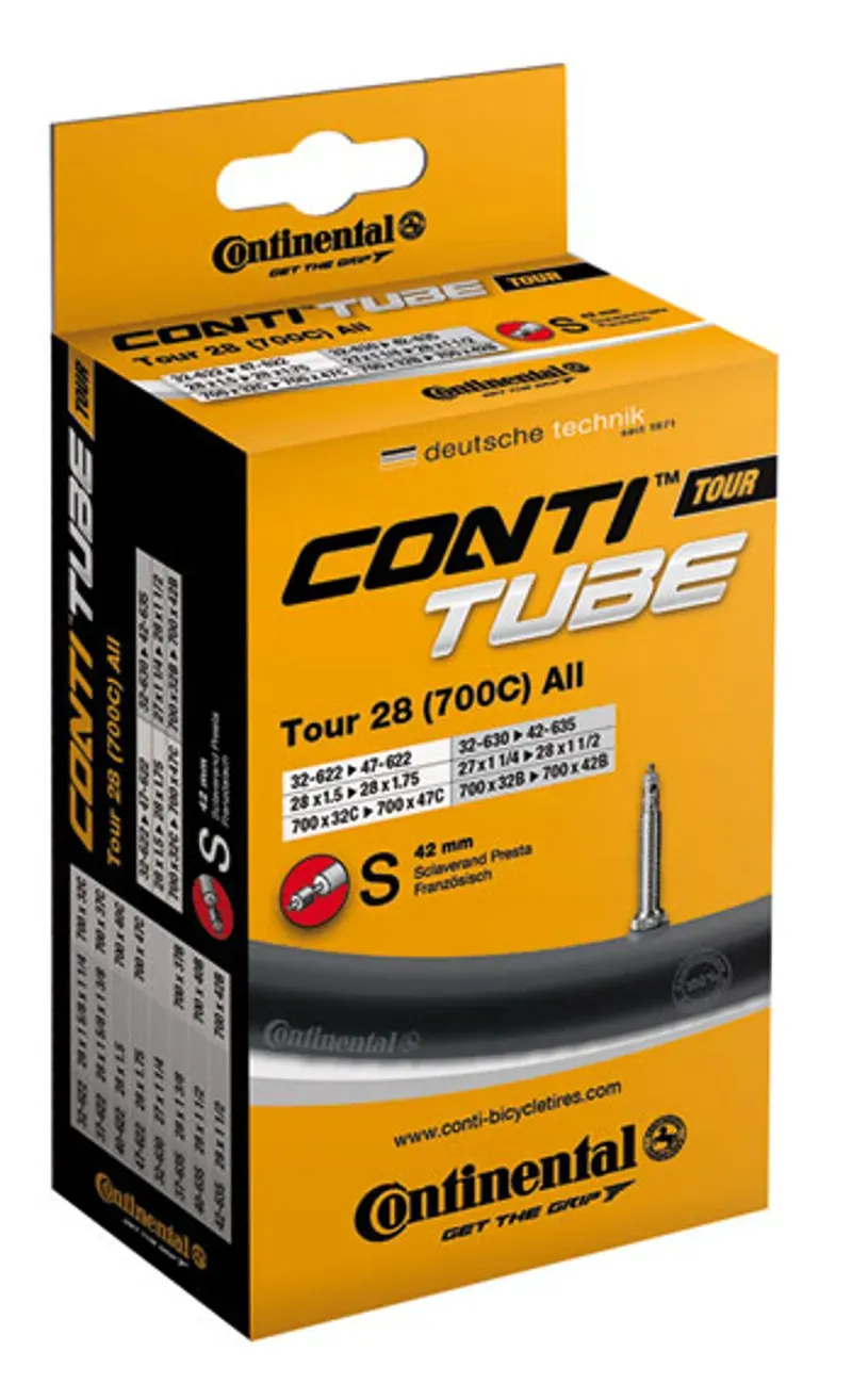 Continental MTB Tube - Presta 42mm Valve: 2