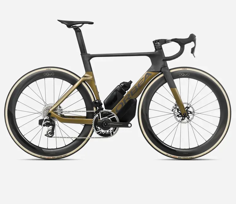 Orbea Orca Aero M11eltd Road Bike In Olive Green/Carbon Raw Matt
