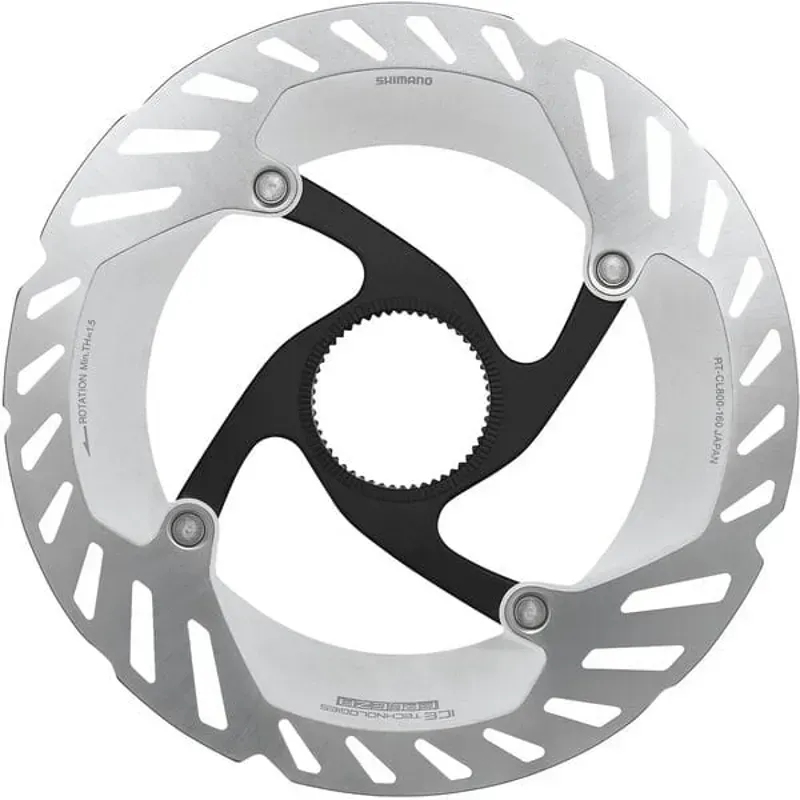 Shimano RT-CL800 Ice Tech FREEZA Int. C/Lock 160mm Rotor in Silver