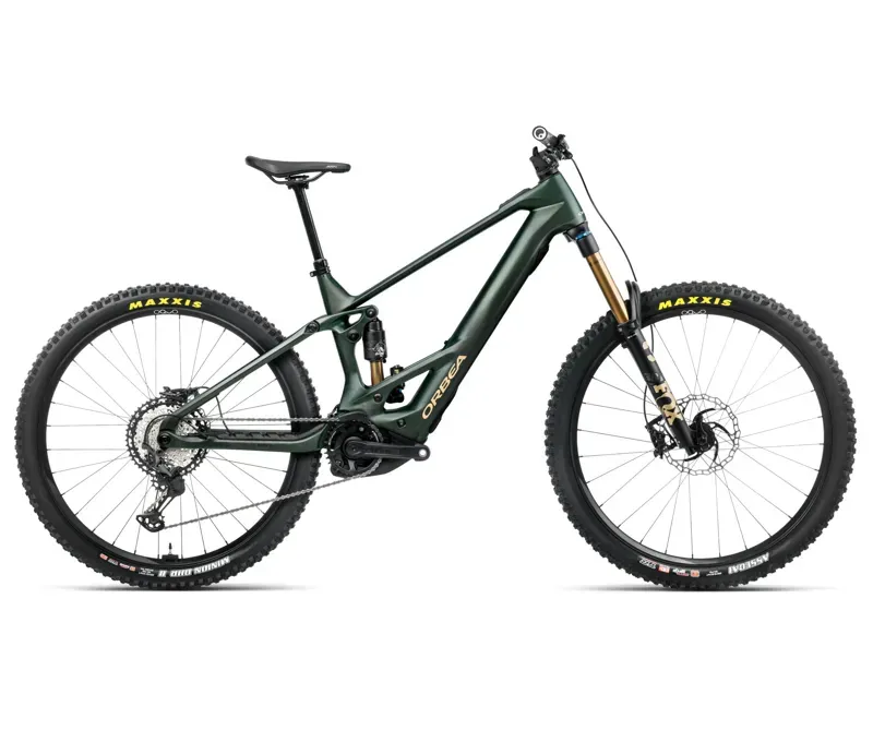 Orbea Wild M-Team E-Mountain Bike In Forest Green Carbon View Matt