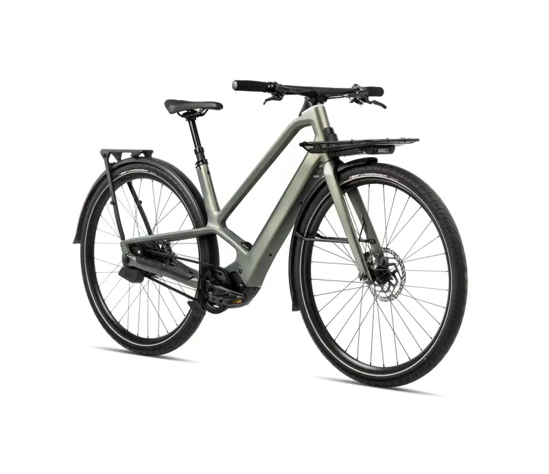 Orbea Diem 10 E-Road Bike In Spaceship Green Matt-1