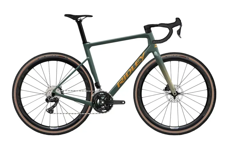 Ridley Grifn RS Gravel GRX DI2 2x Road Bike In Green