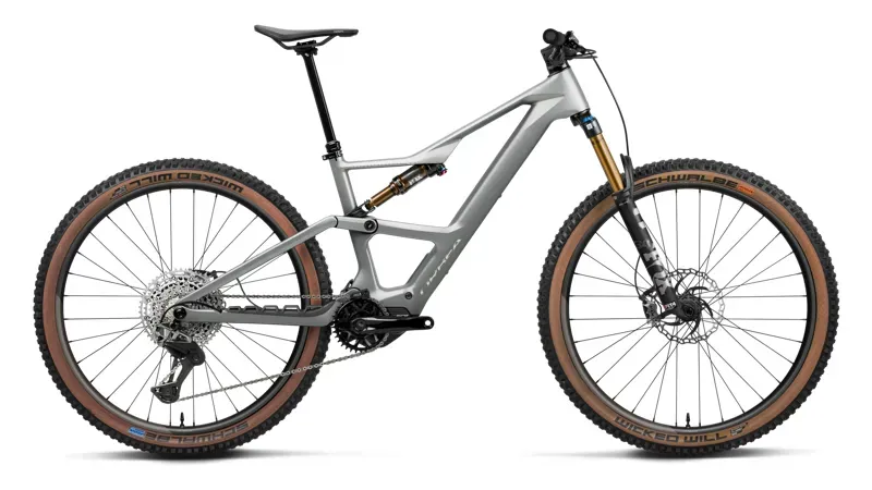 Orbea Rise SL M20 630W E-MTB in Smooth Silver Matt - Titan