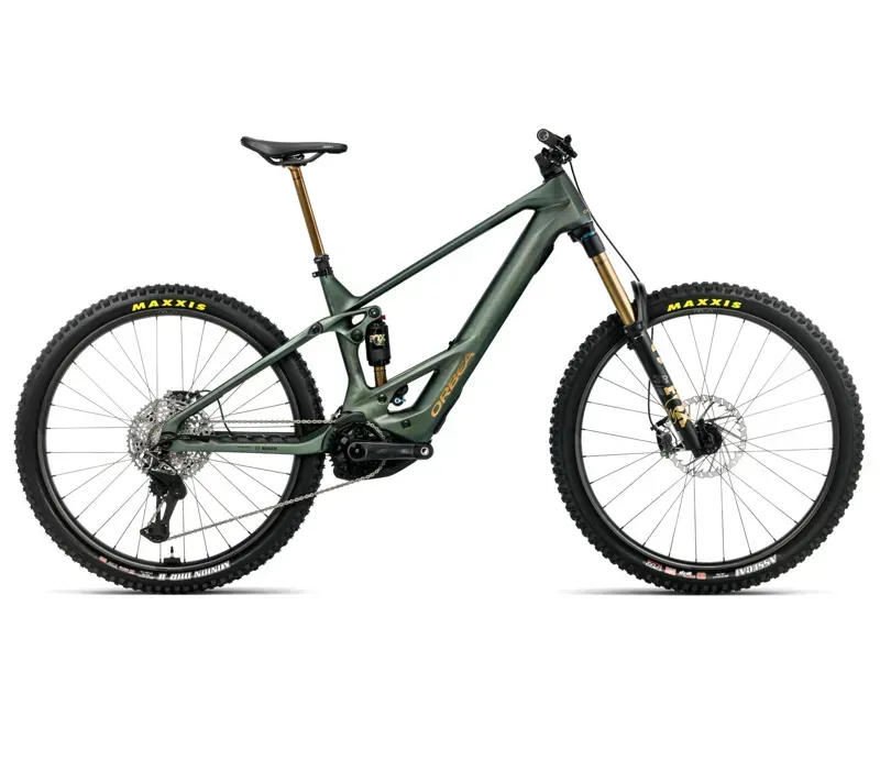 Orbea Wild M-LTD Mullet E-MTB In Carbon Seaweed Carbon View Matt