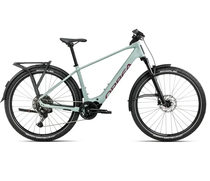 Orbea Kemen Adv 20 E-Hybrid Bike In Blue Stone Matt/Burgundy Gloss