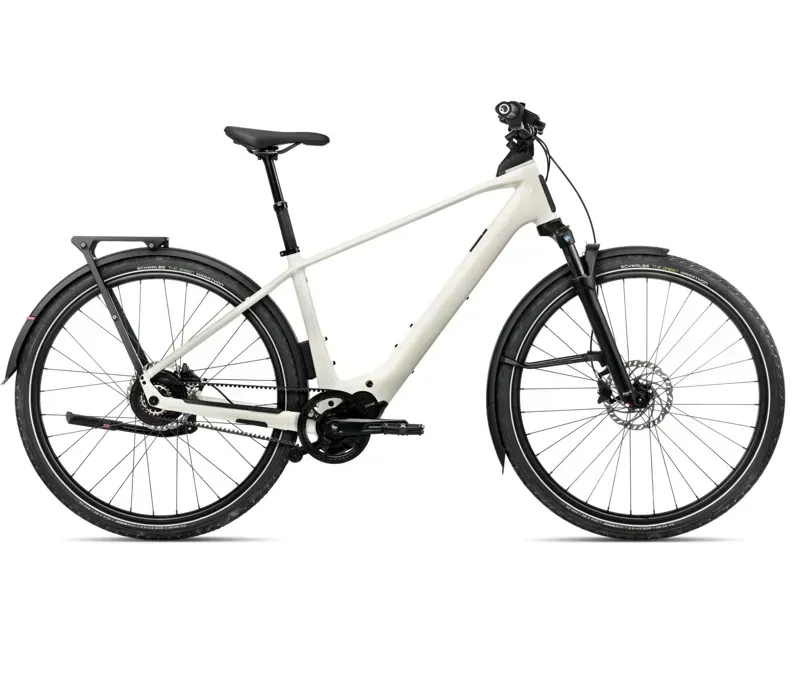 Orbea Kemen Tour 10 E-Hybrid Bike In Ivory White Gloss