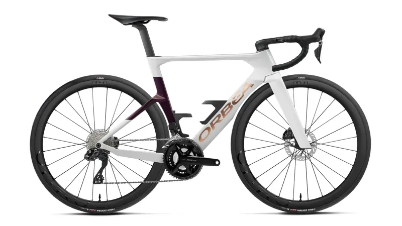 Orbea Orca Aero M30i LTD Road Bike in Golden Off White - Sunset