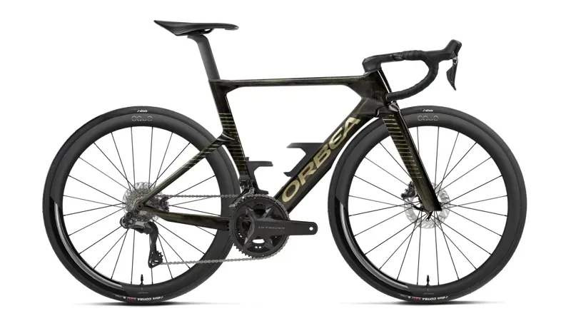 Orbea Orca Aero M20i LTD Road Bike in Magic Gold C.View - Titanium