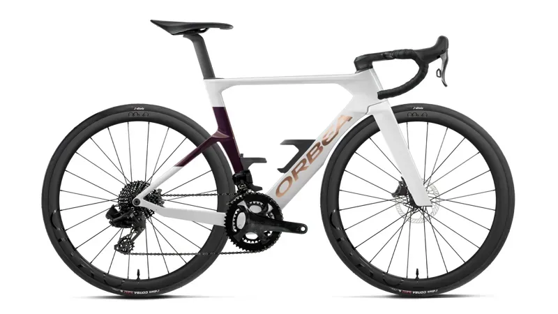 Orbea Orca Aero M22 Ltd Road Bike in Golden Off White - Sunset