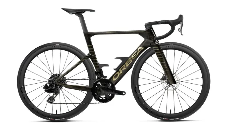 Orbea Orca Aero M22 Ltd Road Bike in Magic Gold C.View - Titanium