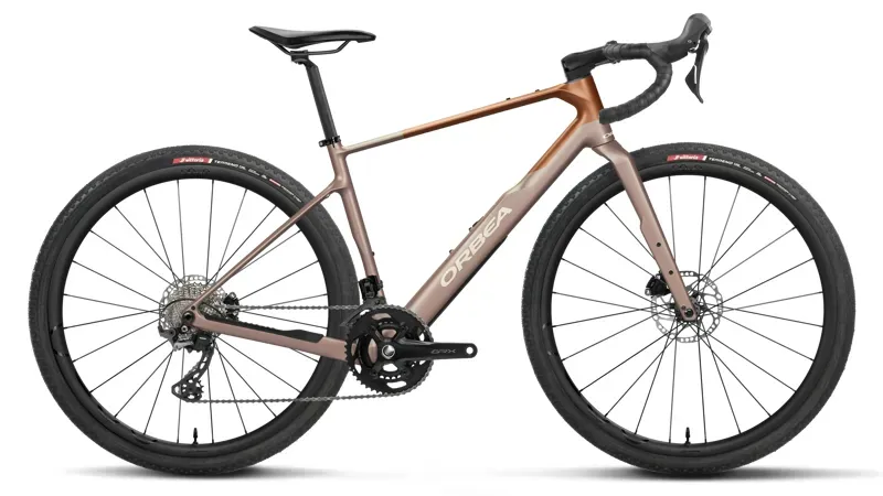 Orbea Terra M35 Team Gravel Bike in Nickel - Cinamon