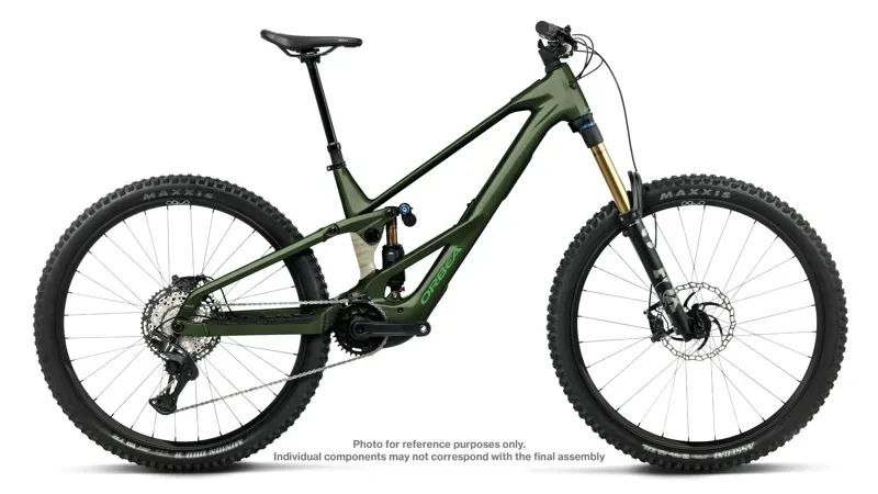 Orbea Wild LT H10 Mullet Electric Mountain Bike in White Cream-1