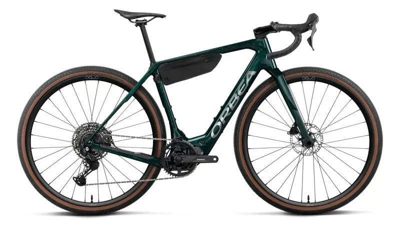 Orbea Denna M40 Gravel eBike in Escape Green Gloss - Foggy Matt